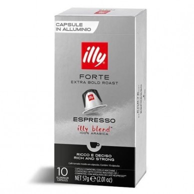 Capsule Illy | Forte Black | Compatibili Nespresso